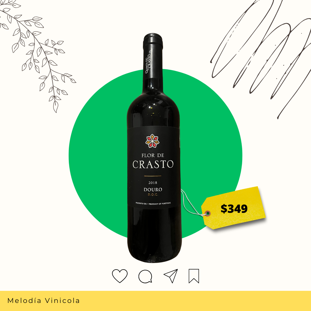 Vino tinto portugues clásico - Flor de Crasto