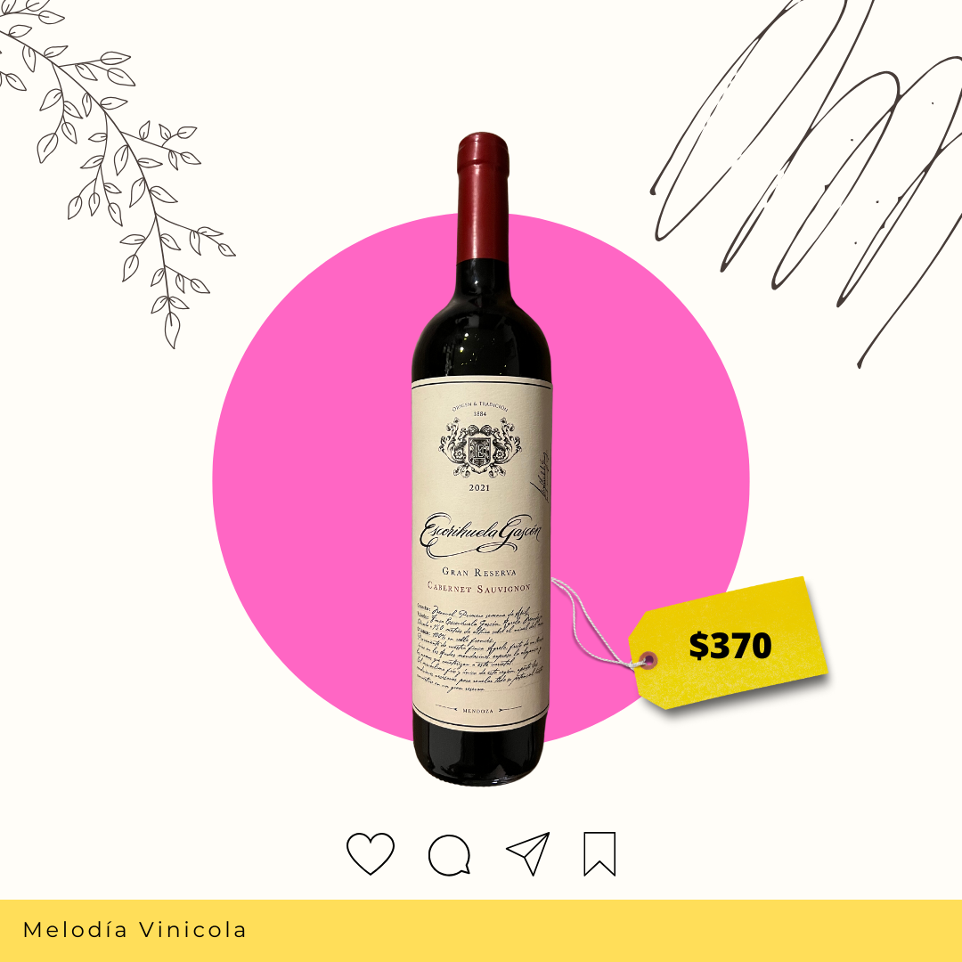 Vino tinto argentino de baja importación - Escorihuela gascon